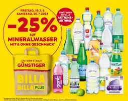 Billa AUF MINERALWASSER Angebot