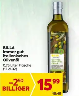 Billa BILLA immer gut italienisches Olivenöl Angebot