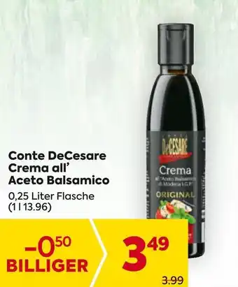 Billa Conte DeCesare Crema all Aceto Balsamico Angebot