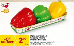 Billa knackig-frische Paprika Tricolore Angebot