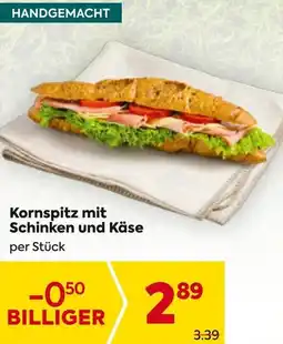 Billa Kornspitz mit Schinken und Käse Angebot
