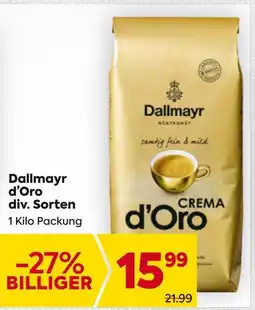 Billa Dallmayr d'Oro Angebot
