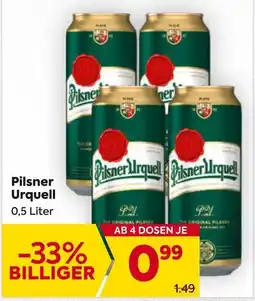 Billa Pilsner Urquel Angebot