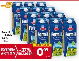 Billa Formil H-Milch 3,5% 1 Liter Angebot