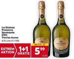 Billa La Gioiosa Prosecco Spumante DOC Treviso Aurea 0.75Liter Angebot