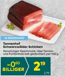 Billa Tannenhof Schwarzwälder Schinken 100g Angebot