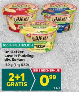 Billa Dr. Oetker Love it Pudding 180g Angebot
