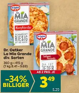 Billa Dr. Oetker La Mia Grande 360g-415g Angebot