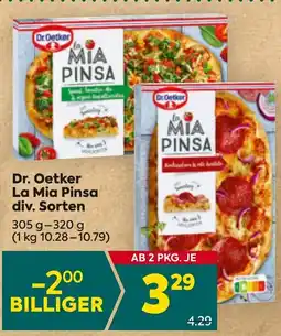 Billa Dr. Oetker La Mia Pinsa 305g-320g Angebot