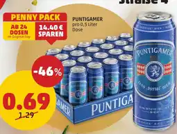 PENNY PUNTIGAMER 0.5liter Angebot