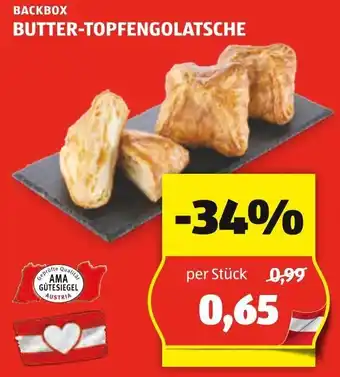 Hofer BUTTER-TOPFENGOLATSCHE Angebot