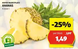 Hofer ANANAS Klasse I Angebot