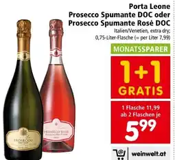 Interspar Prosecco Spumante Angebot