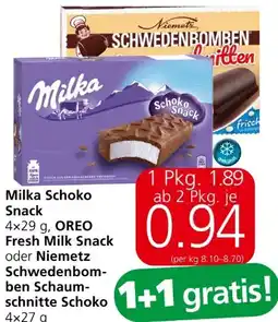 Spar Schoko Snack Angebot