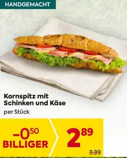 Billa Kornspitz mit Schinken und Käse Angebot
