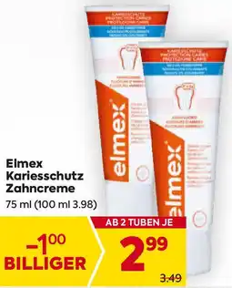 Billa Elmex Kariesschutz Zahncreme 75ml Angebot