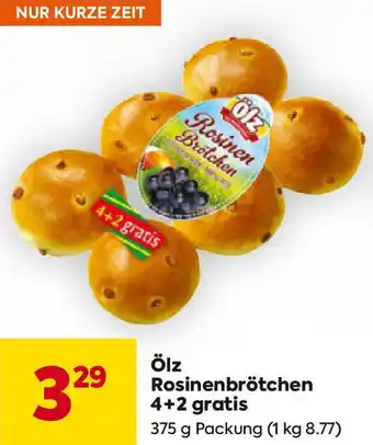 Billa Ölz Rosinenbrötchen 375g Angebot