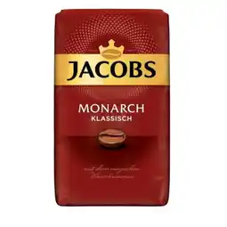 SPAR Gourmet Jacobs Monarch ganze Bohne oder gemahlen SPAR Gourmet 500 Gramm 1 Packung Angebot