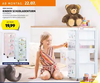 Hofer HOME CREATION KINDER SCHUBLADENTURM Angebot