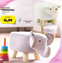 Hofer HOME CREATION TIERHOCKER Angebot