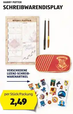 Hofer HARRY POTTER SCHREIBWARENDISPLAY Angebot