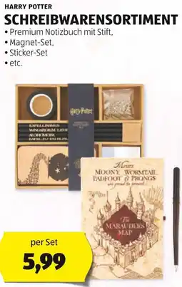 Hofer HARRY POTTER SCHREIBWARENSORTIMENT Angebot