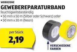 Hofer WORKZONE GEWEBEREPARATURBAND Angebot