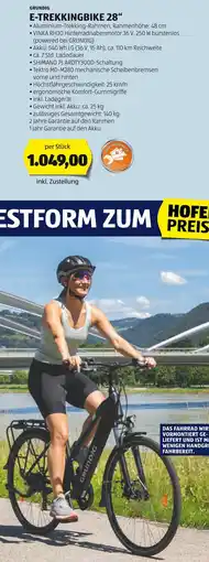Hofer GRUNDIG E-TREKKINGBIKE 28" Angebot