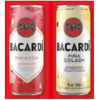 Lidl Bacardi Rum & Cola oder Pina Colada Lidl 0.25 Liter 1 Dose Angebot