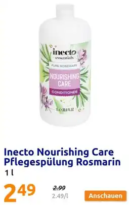 Inecto Nourishing Care Pflegespülung Rosmarin 1L