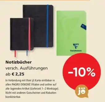 Pagro Diskont Notizbücher Angebot