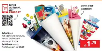 Pagro Diskont Schultüten Angebot
