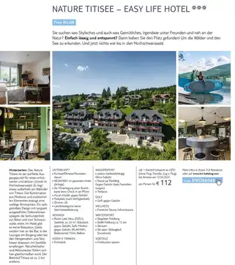TUI NATURE TITISEE - EASY LIFE HOTEL Angebot