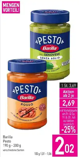 Sutterlüty Barilla Pesto 190-200g Angebot