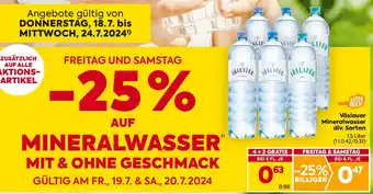 Billa Vöslauer Mineralwasser 1.5 Liter Angebot