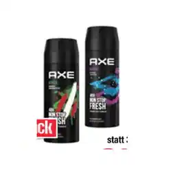 Maximarkt Axe Deospray versch. Sorten Maximarkt 150 Milliliter 1 Stück Angebot