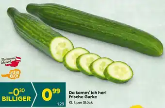 Billa frische Gurke Angebot