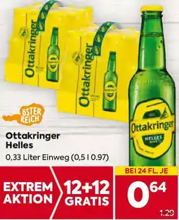 Billa Ottakringer Helles 0.33 Liter Angebot