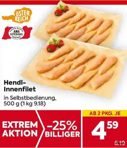 Billa Hendl- Innenfilet 500g Angebot