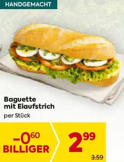 Billa Baguette mit Eiaufstrich Angebot