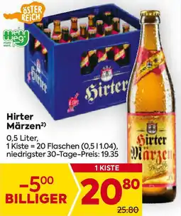 Billa Hirter Märzen Angebot
