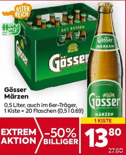 Billa Gösser Märzen 0.5 Liter Angebot