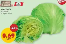 PENNY KNACKIGER EISSALAT Angebot