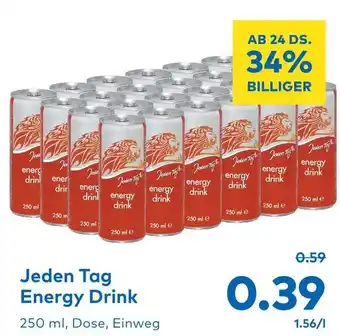 T&G Jeden Tag Energy Drink Angebot