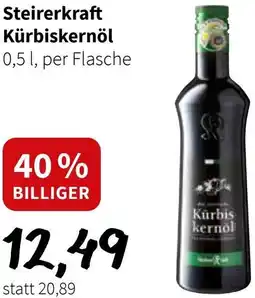Eurogast Grissemann Steirerkraft Kürbiskernöl 0.5L Angebot