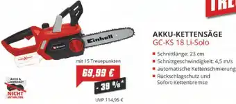 Unimarkt AKKU-KETTENSÄGE GC-KS 18 Li-Solo Angebot