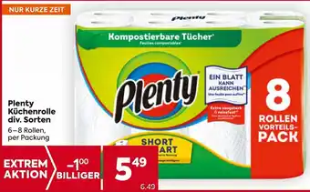 Billa Plenty Küchenrolle div. Sorten Angebot