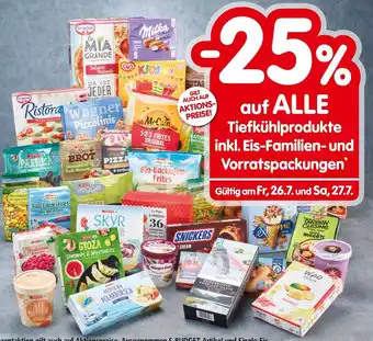 Interspar auf ALLE Tiefkühlprodukte inkl. Eis-Familien- und Vorratspackungen Angebot