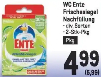 Metro WC Ente Frischesiegel Nachfüllung Angebot