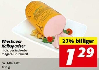 Nah&Frisch Wiesbauer Kalbspariser 100g Angebot